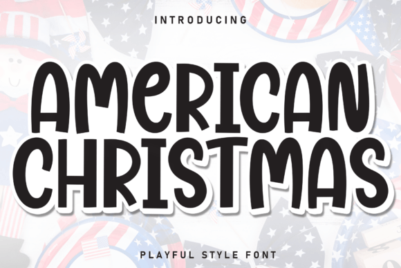 American Christmas: A Handwritten Display Font for Editorial Design