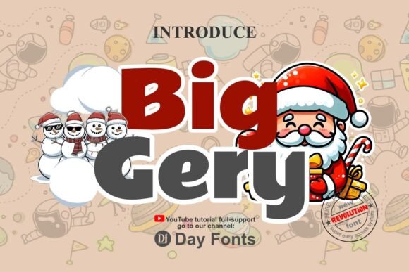 Biggery: A Bold Display Typeface with Editorial Charm