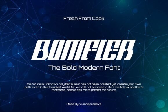 Bomfier: A Bold Display Font for Modern Web Design