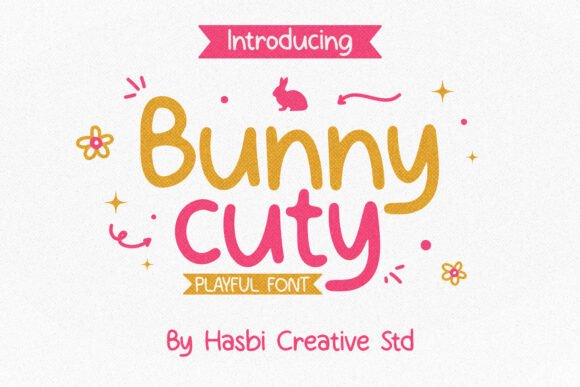 Bunny Cuty: A Playful Display Font for Content Brands