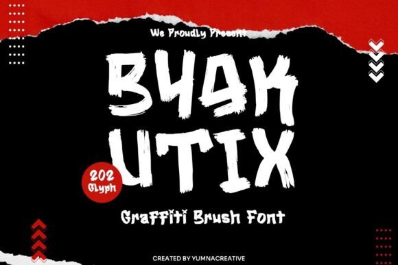 Byakutix: A Bold Display Font for Urban Crafters