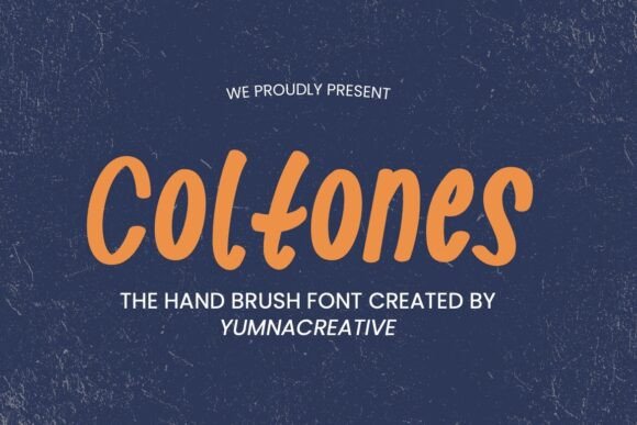 Coltones: A Hand-Brushed Display Font for Authentic Web Design