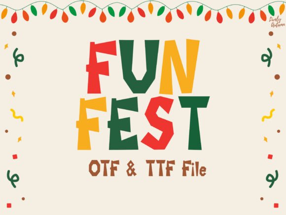 Funfest: A Playful Display Font for Web Design