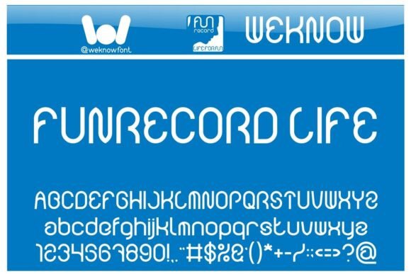 Funrecord Life: A Display Font Built for Real Projects