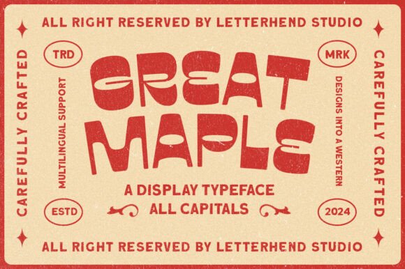Great Maple: A Display Typeface for Bold Web Design