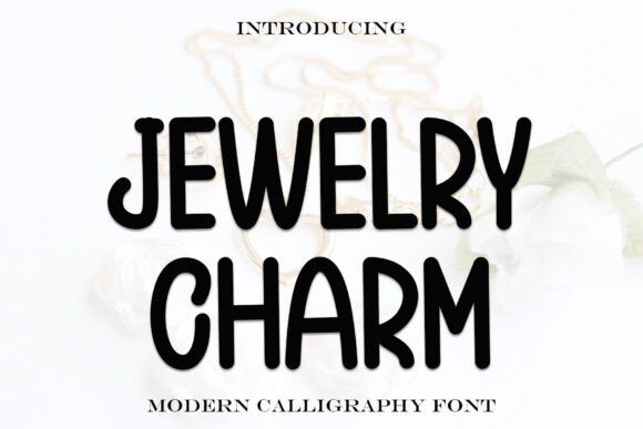 Jewelry Charm: A Playful Handwritten Display Font for Campaigns