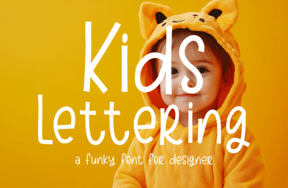 Kids Lettering Brings Playful Charm to Handmade Products