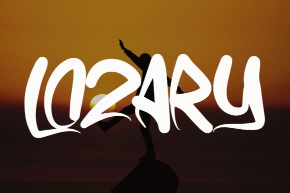 Lozary Typeface for Crafters Who Want Authentic Urban Style
