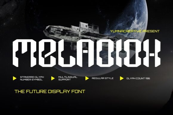 Meladiox: Building a Futuristic Brand Identity with a Display Font