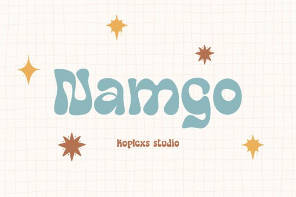 Namgo Font: A Groovy Display Typeface for Branding Projects