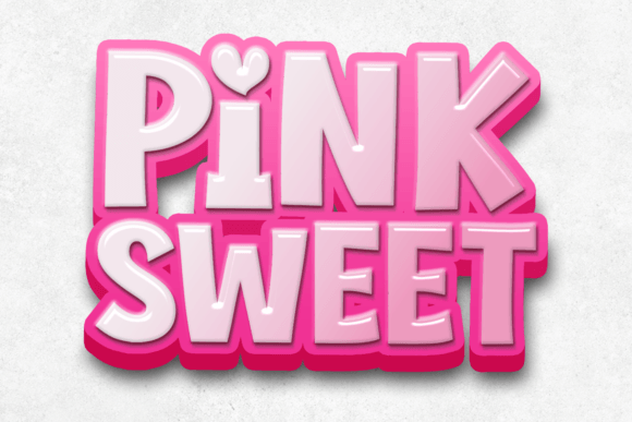 Pink Sweet Font: Energetic Display Type for Campaign Design