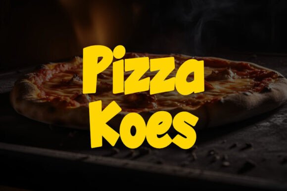 Pizza Koes: A Display Font That Makes Campaigns Pop