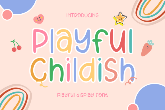 Playful Childish: A Display Font for Joyful Web Design