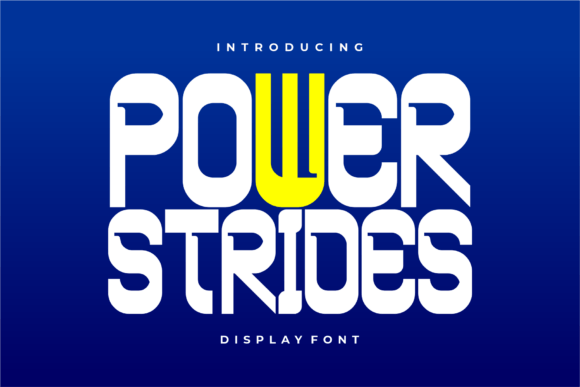 Power Strides Font: Give Your Brand a Bold, Energetic Look