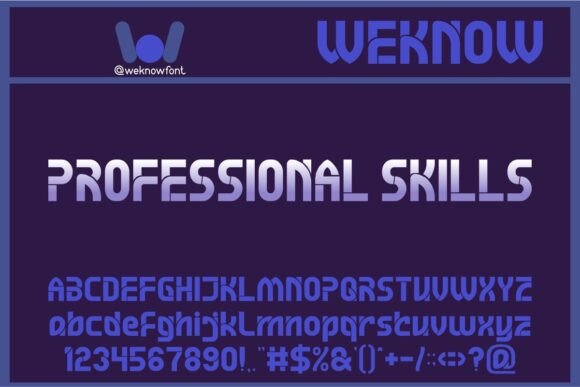 Professional Skills Font: A Smart Choice for Business Branding