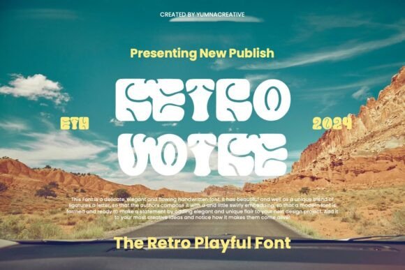 Retro Votre Review: A Playful Display Font for Web Design