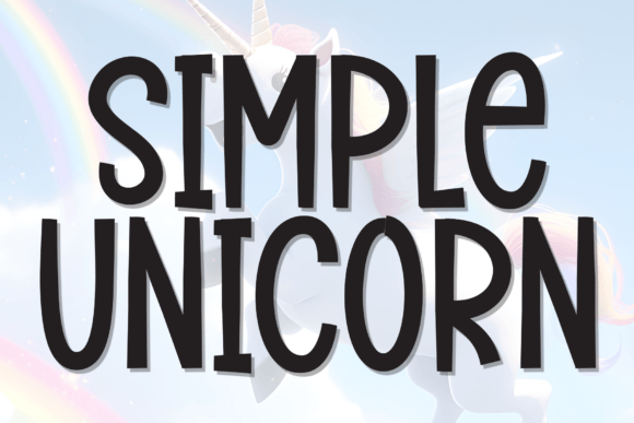 Simple Unicron: A Handwritten Display Font for Branding with Charm