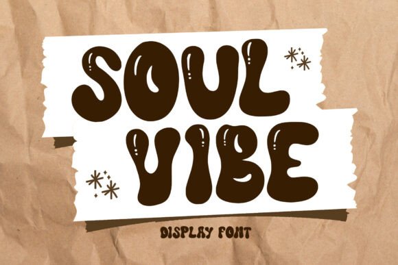 Soul Vibe: A Retro-Modern Display Font for Editorial Design