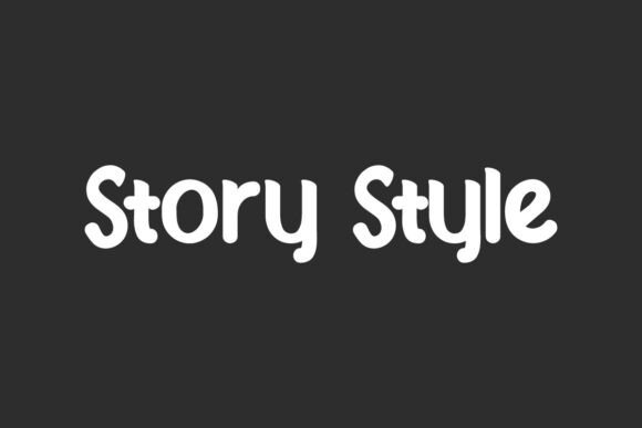 Story Style: A Playful Display Font for Editorial Design