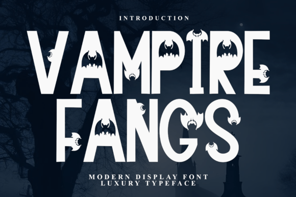 Vampire Fangs Typeface Adds Warmth to Handmade Crafts