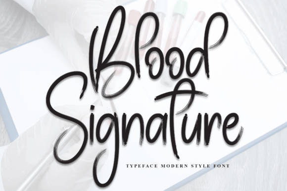 Why Blood Signature Belongs in Your Campaign Font Toolkit