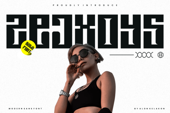 Zejxoys: A Display Font with Genuine Character